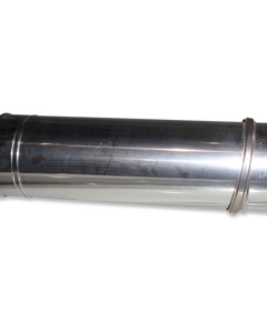 Chimney pipe 0.5m extension single wall f/RGA100